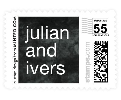 'Modern Statement' wedding postage