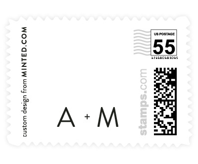 'Drop Frame' wedding stamps