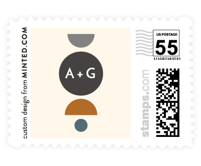 'Balance (B)' wedding postage