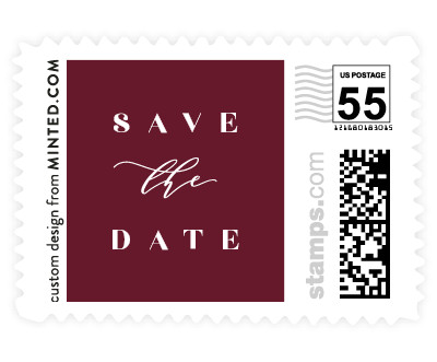 'Time & Again (E)' wedding stamps