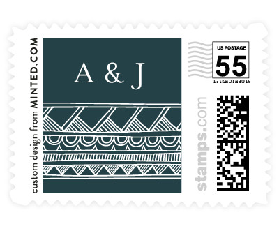 'Deco Stripe (C)' stamp