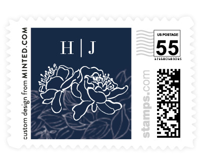 'Lush Garden (C)' wedding stamp