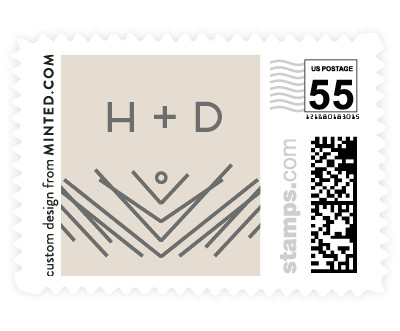 'Artsy Border (F)' stamp design