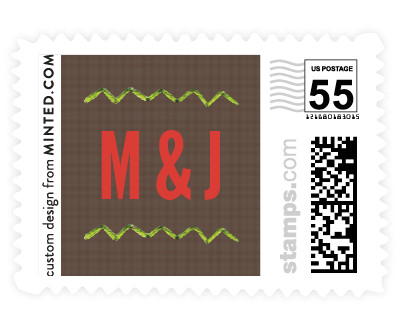 'Mexican Ties' wedding stamps