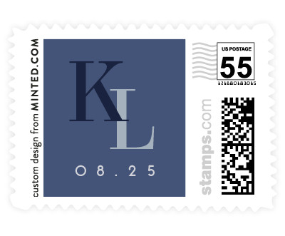 'We Do. (B)' wedding stamps
