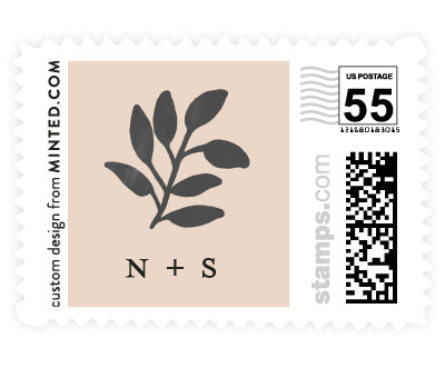 'Side Script (B)' wedding stamps