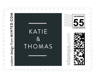 'Corner Bars' wedding postage