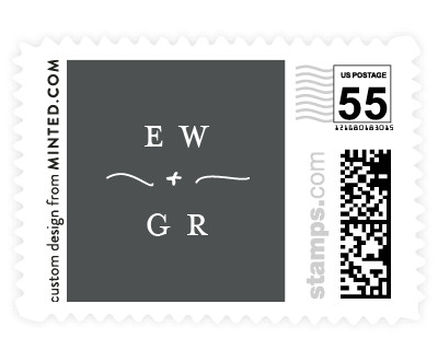 'Sweep' wedding postage