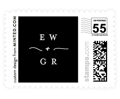 'Sweep (B)' wedding stamp