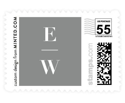 'Stated (B)' wedding stamp
