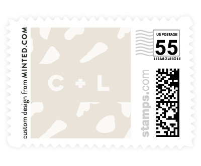 'Modern Billboard' wedding stamps
