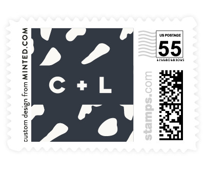 'Modern Billboard (F)' wedding postage