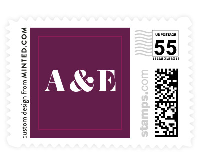 'Framed Date (B)' stamp design