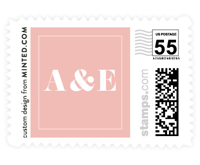 'Framed Date (D)' wedding stamps