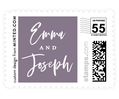 'Modern Brush (C)' postage stamp