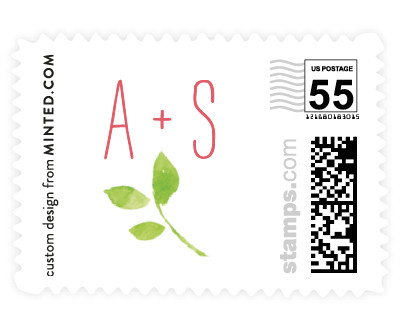'Sweet Garden (D)' wedding stamps