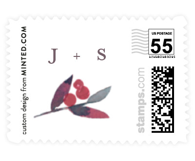 'Blooms + Berries (C)' postage stamp