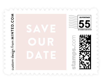 'In Love' wedding postage