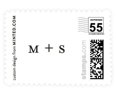 'Simple Minimalist (B)' postage stamps