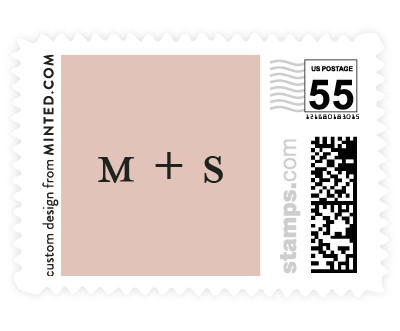 'Simple Minimalist (D)' postage