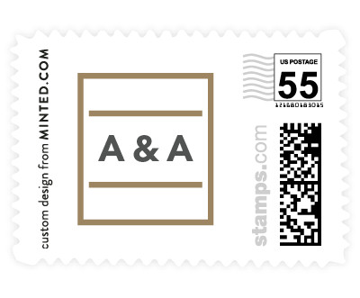'Alexis' wedding postage