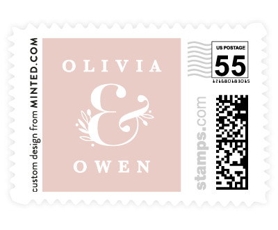 'Botanique (E)' wedding postage