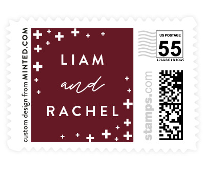 'Clean And Simple (C)' wedding stamps