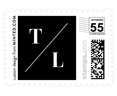 'Connection (E)' wedding stamps