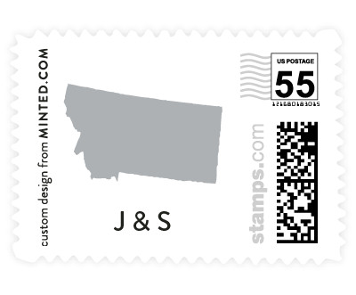 'Montana Love Location (E)' wedding stamps