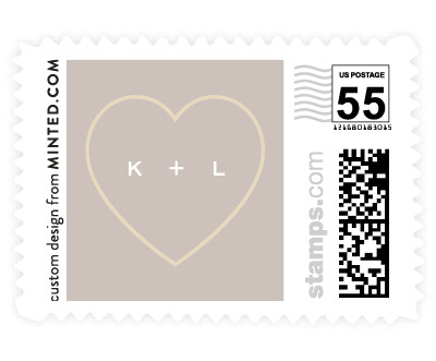 'Love Surrounds (B)' wedding stamps