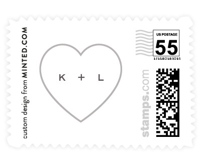 'Love Surrounds (E)' postage stamp