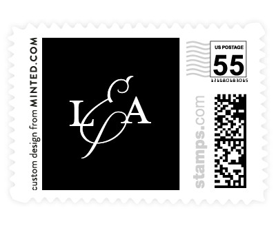 'Subtle Lines' wedding stamp