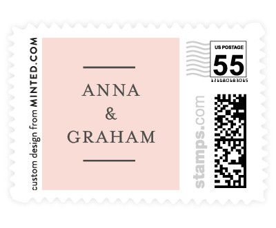 'Etch (B)' wedding postage