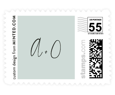 'Modern Blush (E)' wedding postage
