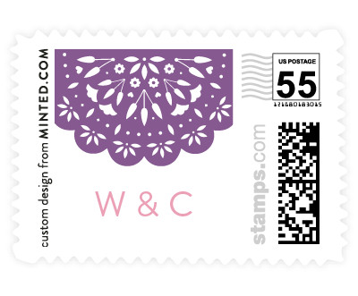 'Reserva (F)' wedding stamps