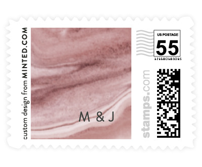 'Engraved (C)' wedding postage