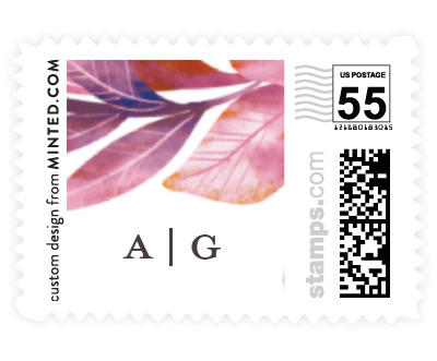 'Autumn Canopy (C)' wedding stamps