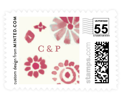'Boho Bright (E)' postage stamp