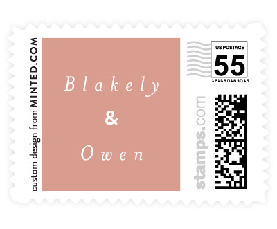 'Paired Together (D)' wedding postage