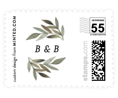 'Natural Leaf' stamp design