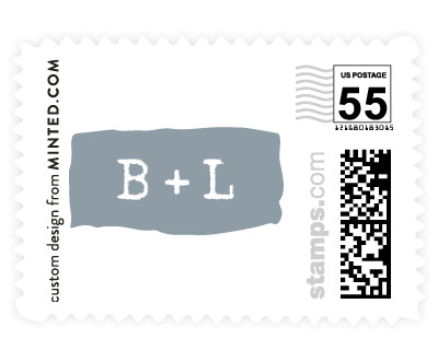 'Kraft Type (B)' wedding stamps