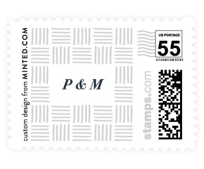'Simply Stated (D)' wedding stamp