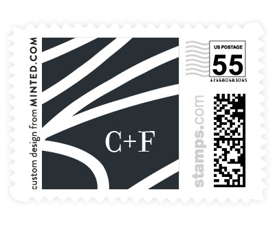 'Modern Names (B)' wedding postage