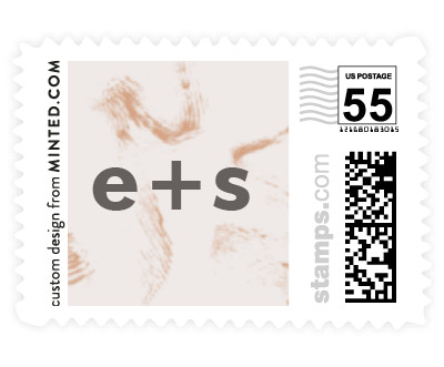 'Brush Strokes (D)' wedding postage