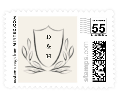 'Casual Script (D)' postage stamp