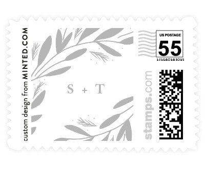 'Framed In Foliage (C)' stamp