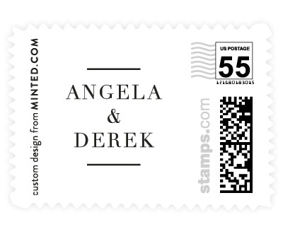 'Classic Couple (E)' postage stamp