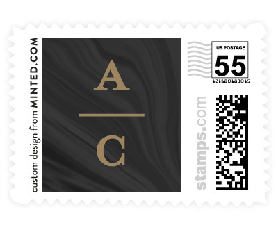 'Scribbled (B)' postage stamp