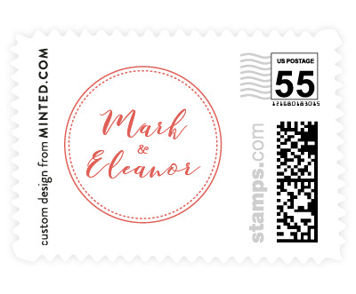 'Wedding Stamp (E)' postage stamp