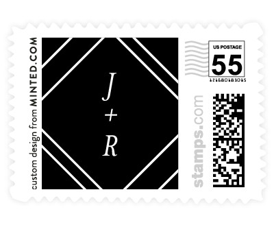 'Intersect' wedding stamp